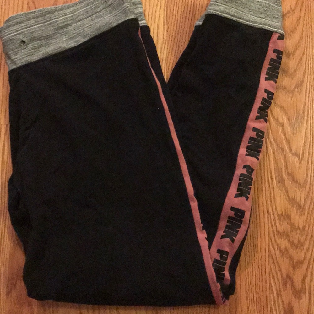 Pink yoga pants